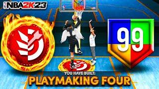 This PLAYMAKING FOUR BUILD is BREAKING The 1V1 COURT in NBA 2K23