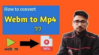 How to convert webm to mp4 on android ??| convert webm to Mp4 online |( HINDI )