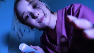 ASMR Night Nurse Takes Care of You in Bed  Redressing Your Burn, Staying w/ You as You Fall Asleep