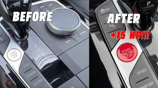 Changing my BMW X3 M40i start/stop button