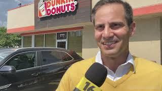 Dunkin Donuts Closes Down - White Guy Indifferent