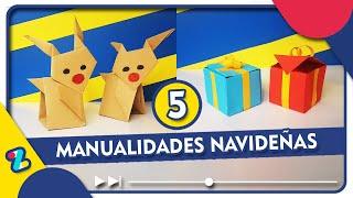 5 Manualidades navideñas FÁCILES