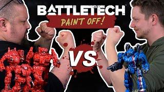 BattleTech Paint Off! | Speedpaint vs Warpaints Fanatic