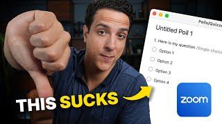 Why I HATE Zoom Polls (and what I'm doing instead)