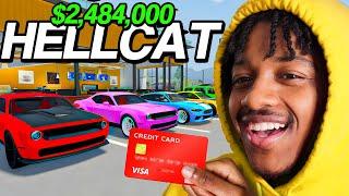 BUYING EVERY HELLCAT IN ROBLOX DRIVING EMPIRE