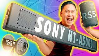 Audio Engineer Tests Sony's 360 Spatial Sound Mapping on the HT-A5000 5.1.2 Soundbar and RS5