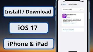 How to Download iOS 17 if Not Showing in Settings || How to install iOS 17 Beta Profile ||