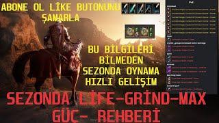 Bdo SEZON REHBERİ Life Grind Max Performans Nasıl Elde Edilir?@BlackDesertOnline