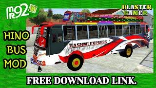 NEW HINO BUS MOD | bus simulator indonesia | Free link.