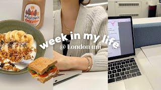 week in my life at London uni🫧 busy days, new routine, studying
