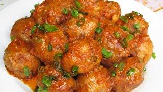 Tasty - Meatballs with Rice in Tomato - Vegetable Sauce Recipe.