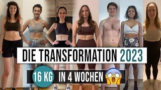 Transformation nach 4 Wochen - das ist möglich | 16 Kilo & 16 cm Bauchspeck verloren