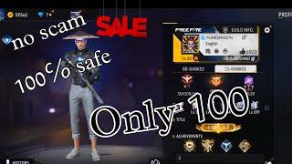 my id for sell only 100 rs  Free Fire id Sell Low Price ||FF id Sell Low Price ma id|