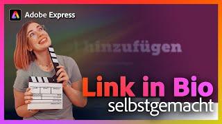 Link in Bio Website mit Adobe Express | Adobe Live