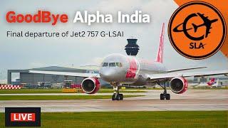 Airport watch - LIVE!  | JET2 757 G-LSAI  retirement  |  Wed  8th Jan  2025  |