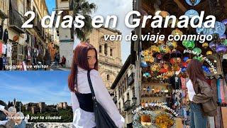 Viaja conmigo a Granada 2 días ​​​ *descubriendo la ciudad, miradores, tapas, planes*️