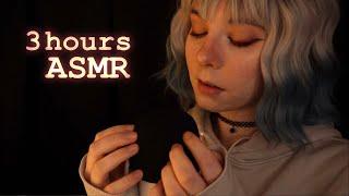 slow ASMR | 3 hours gentle Mic Scratching & soft Blowing for Sleep - no talking