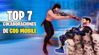 Top 7 mejores colaboraciones en COD MOBILE