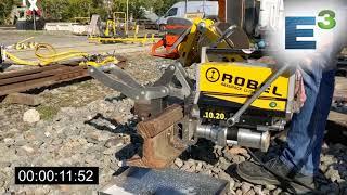 RODRILL E³ - Battery powered Rail Drilling Machine