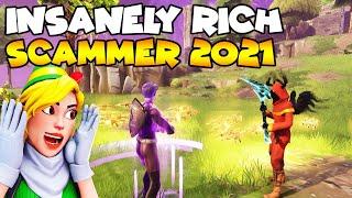 Insanely Rich Scammer in 2021!  (Scammer Gets Scammed) Fortnite Save The World