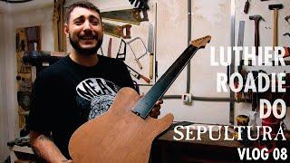 DANTE - LUTHIER DO SEPULTURA NA CARACIK GUITARS! APRENDENDO OU ENSINANDO? + VISITAS E CAFÉ - VLOG 08