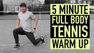 5 Minute Full Body Tennis Warm Up (No Equipment)