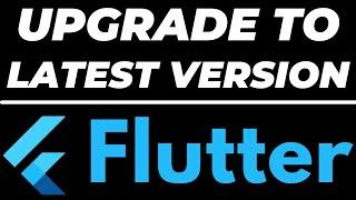 How to update Flutter Version to Latest in Android Studio | Upgrade flutter project SDK