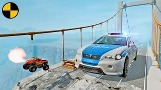 Big & Small Police Cars vs Violators  BeamNG.Drive