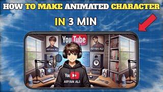 Making animated character only in 3 minutes on mobile || @TubeSenseiofficial