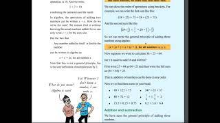 class 7 mathematics chapter 3 unchanging relations