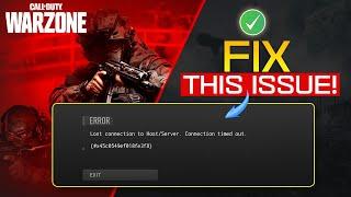 How to Fix Warzone Lost Connection to Host/server Error | Call of Duty Lost Connection to Server