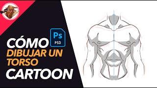 CÓMO DIBUJAR UN TORSO UTILIZANDO LA HERRAMIENTA SIMETRIA EN PHOTOSHOP / VISUAL DEVELOPMENT