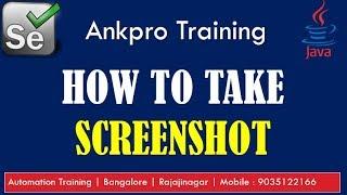 Selenium with Java 47 - How to take the screenshot using TakesScreenshot interface