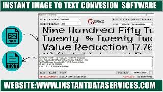 Image to Text Conversion Software | Text Converter | JPG