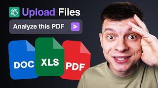 ChatGPT NEW Feature: Upload and Analyze Files (Full Tutorial)