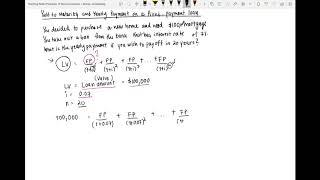 Example of fixed payment calculation