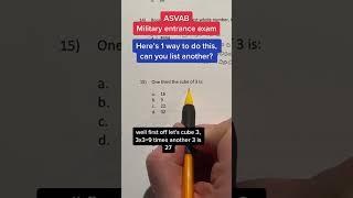 ASVAB AFQT Math Knowledge answers 15(1)