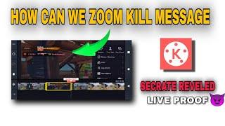 HOW CAN WE ZOOM KILL MESSAGE | Kill Message Ko Kaise Zoom Kare | PUBG MOBILE #kinemaster