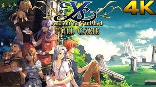 Ys 1 & 2 Chronicles FULL GAME (4K 60FPS 100%) Ancient Ys Vanished Full Story Gameplay Walkthrough