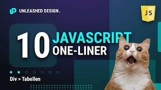 10 praktische JavaScript One-Liner die jeder kennen sollte! [Deutsch/Tutorial]