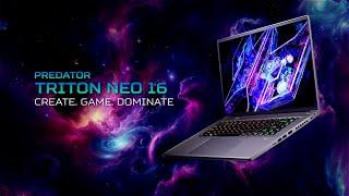 2024 Triton Neo 16 | 16-inch AI Gaming Laptop  | Predator