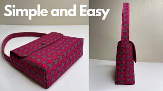 How to Sew a Hand Bag Simple and So Fast | Easy DIY @AmyGDIY