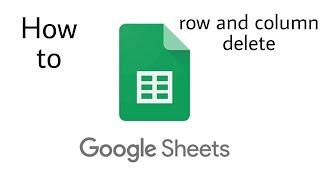 how to delete row and column in Google ?? Google Sheets Android mobile app mn delete? @shahzadchohan