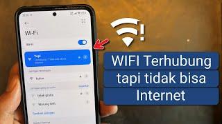 Cara Mengatasi WIFI Terhubung tapi tidak bisa Internet