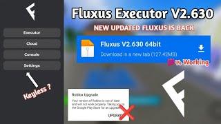 Download New Updated Fluxus V2.630 & How To Make Keyless Fluxus Tutorial | Latest Fluxus Executor