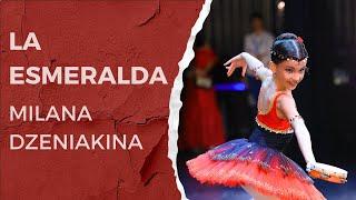 Youth America Grand Prix 2023 Finals Pre-Competitive Top 12 Winner Milana Dzeniakina - La Esmeralda