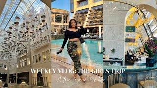 Joburg travel Vlog | Johannesburg girls trip vlog | A few Days in my life Vlog| Travelling vlog