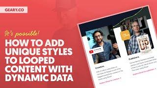 How to Style Individual Elements in a Query Loop With Dynamic Data (Bricks Builder Tutorial)