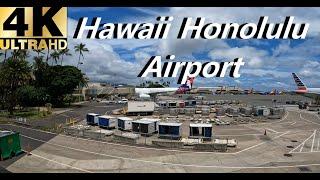 [4K] Hawaii Airport | Honolulu International Airport Inside