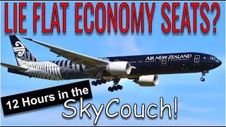 Flying Air New Zealand’s LIE FLAT Economy SKYCOUCH for 12 Hours from Auckland to San Francisco